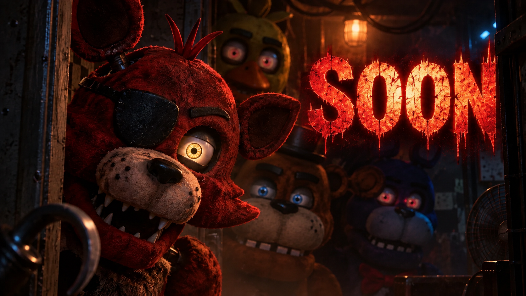 Five Nights at Fox – animatroniki, teaser SOON